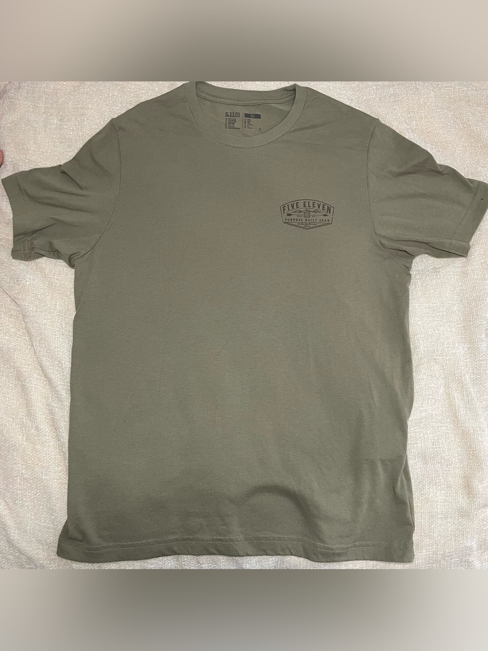 5.11 Tactical Men's Short Sleeve Tee — Olive size M